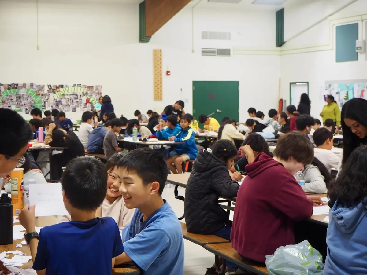 Math Club officers at a tournament